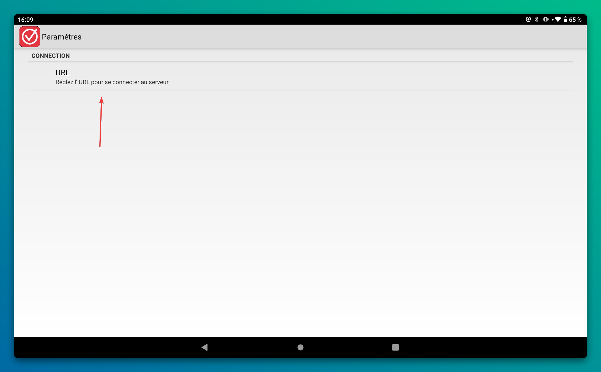 Configuration du serveur